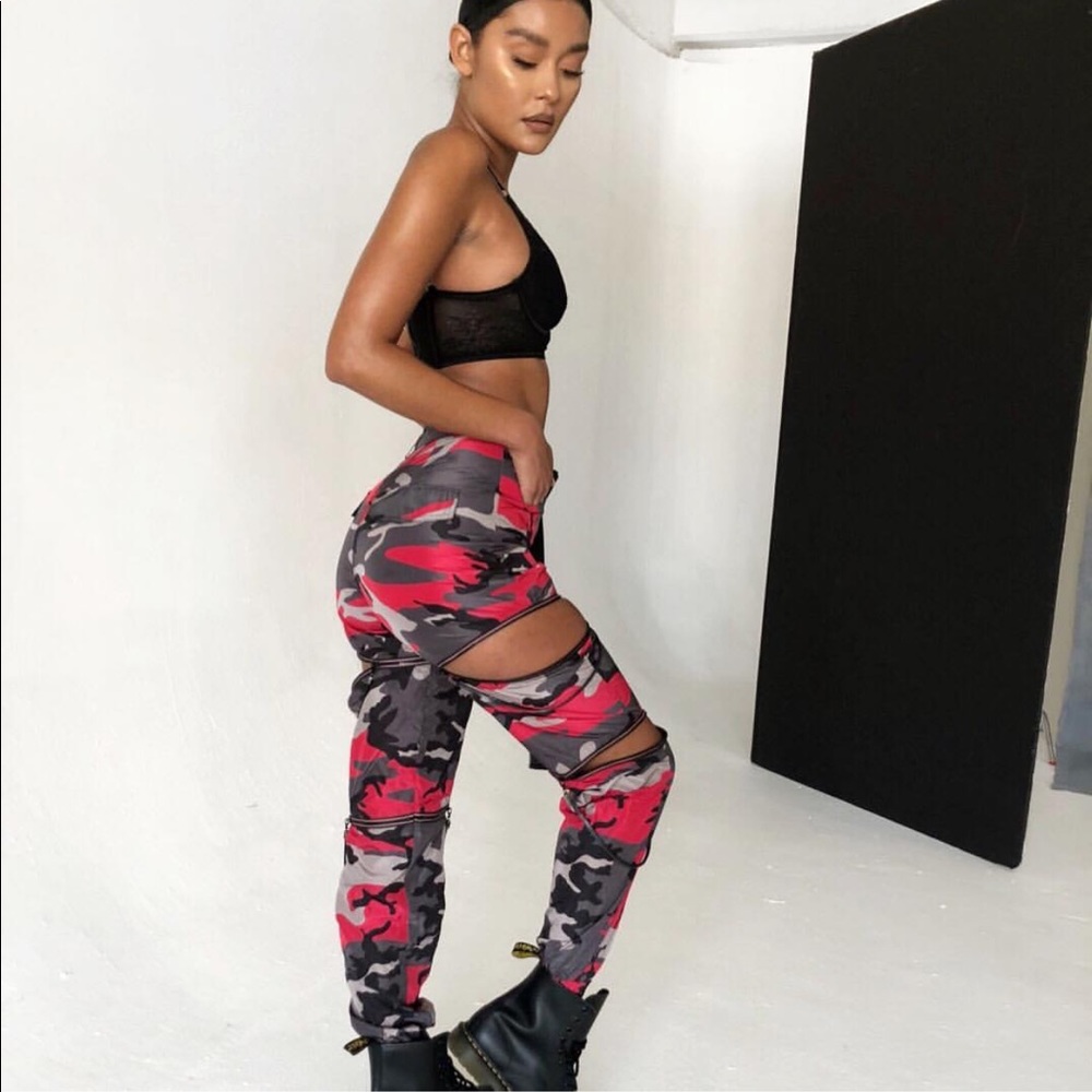 Mistress Rocks Camo Joggers